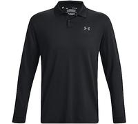 Under Armour Polo Perf à Manches Longues pour Homme Noir/Gris L, Noir, L