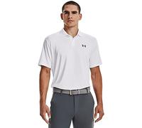Under Armour UA Performance 3.0 Polos à Manches Courtes, (100) Blanc/Gris, XXL Homme