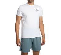 Under Armour Pour des hommes T-shirt ajusté avec logo HeatGear, blanc