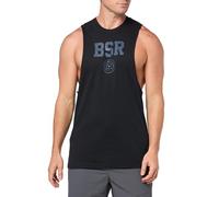 Under Armour Project Rock Blood Sweat Respect Débardeur pour homme, (001) Noir / / Gris averse, Taille S