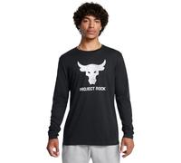Under Armour Project Rock Brahma Bull Long pour homme, (003) Noir / Blanc / Blanc, L
