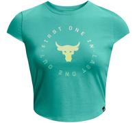 Under Armour Project Rock Night Shift Cap T-Shirt Womens Vert 16 (XL) Female