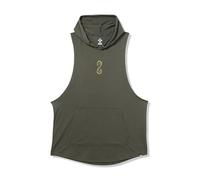 Under Armour Project Rock Snake Sweat à capuche sans manches pour homme, (310) Vert baroque / Bayou / Blanc, X-Large