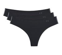Under Armour Pure Stretch Thong Panties 3 Units Noir M Femme