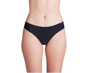 Under Armour Pure Stretch 3-Pack No Show Bikini Sous-vêtements pour femme L Noir
