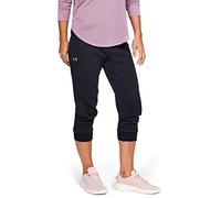 Under Armour Rival Fleece Crop Corsaire Femme Noir FR : M (Taille Fabricant : MD)
