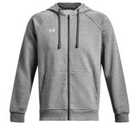 Under Armour - Rival Fleece Full Zip Hoodie - Sweat à capuche - 3XL - Regular - castlerock light heather / white