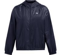 Under Armour Rival Sport Water Resistant Wind Resistant Long Sleeve Hooded Oversized Fit Windbreaker Bleu 8 (XS) Female