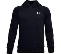 Under Armour Rival Sweat à Capuche en Coton pour garçon S Noir/Blanc Onyx (001).