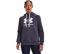 Under Armour Rival Sweat à Capuche en Polaire avec Logo, (558) Acier trempé / / Blanc, X-Large Femme
