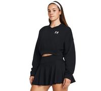 Under Armour Rival Terry Os Crop Crew Sweatshirt XS