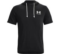 Sweatshirt à capuche Under Armour Rival Terry Logo manche courte noir blanc - L