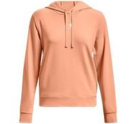 Under Armour Rival Terry Sweat à Capuche Manches Longues, Mellow Orange, s Femme