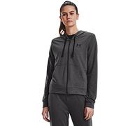 Under Armour Rival Terry Sweat à Capuche zippé Tops en Polaire, Gris Anthracite/Noir/Gris Mod, XS Femme
