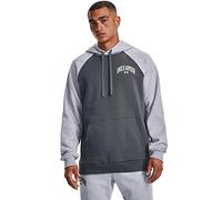Under Armour Rival Wordmark Colorblock Sweat à Capuche Tops en Polaire, Pitch Gray, s Homme