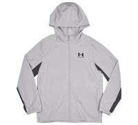 Under Armour Rival Woven Enfant - Vestes Zippees, Gris - Taille 122 - 127 CM - Poly Woven Grey 122 - 127 CM