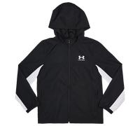 Under Armour Rival Woven Enfant - Vestes Zippees, Noir - Taille 137 - 149 CM - Poly Woven Black 137 - 149 CM