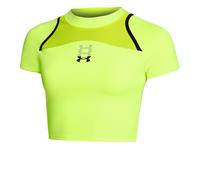 Under Armour Run Anywhere Crop Maillot De Course Femmes-Vert,Noir, Taille L