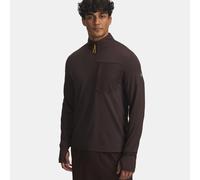 Under Armour Trail Run Quarter-Zip Maillot De Course Hommes - Marron, Taille XL