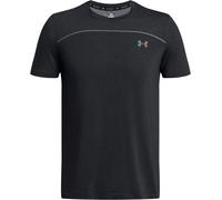 Under Armour Rush Seamless Short-Sleeve Performance Gym Top Noir/Gris Mod 2XL Male