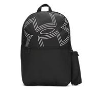 Under Armour Sac à dos Essential Imprimé, sac à dos imprimé avec poche zippée pour un ordinateur de 16 pouces et trousse amovible, Unisexe, Black/Black/White, OSFM