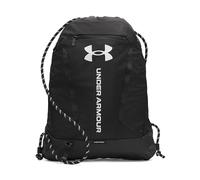 Under Armour Sac à dos Hustle, sac à dos résistant à l'eau avec poche isotherme et bretelles réglables, Unisexe, Black/Black/White, OSFM, Black/Black/White, OSFM