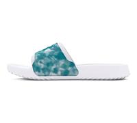 Under Armour Sandales à enfiler Ignite Select pour femme, (100) Blanc/Turquoise Radial/Blanc, 44.5 EU