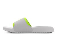 Under Armour Sandales à enfiler Ignite Select pour femme, (100) Gris distant/Gris lointain/Jaune haute visibilité, 42 EU
