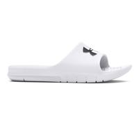 Under Armour Sandales CORE Path, claquettes pour hommes idéales pour le vestiaire ou la piscine, sandales ultra-respirantes, Hommes, White / White / Black, 47.5