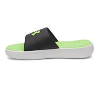 Under Armour Sandales Ignite Pro 8 à bande fixe pour homme, (003) Noir/Blanc/Vert Hyper, 13