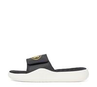 Under Armour Sandales Ignite Pro 8 Slide pour Homme, (025) Galaxy Noir/Quartz Blanc/Orange Shock, 9