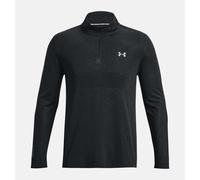 Under Armour Seamless Stride 1/4 Zip Homme Noir - T-shirts de running hommes S
