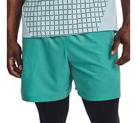 Under Armour Short d'entraînement tissé pour homme 17,8 cm Vert