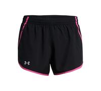 Under Armour Short Fly by, Noir/rose astro/réfléchissant, Taille M