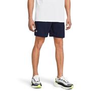 Under Armour Short Launch Run 17,8 cm Non doublé pour Homme, (411) Bleu Marine/Blanc, Taille L