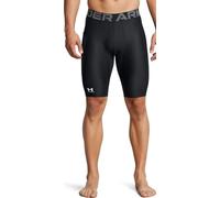 Under Armour Short Long HeatGear pour Homme, (002) Noir/Blanc, Taille M