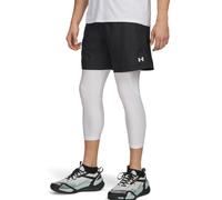 Under Armour - Short tissé Tech 17,8 cm, pour Homme, Noir/Blanc-XS
