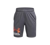 Under Armour Short UA Tech™ pour garçon avec Logo, Castlerock/Blanc/Feu, M