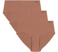 Sous-vêtements pour femme Under Armour Pure Stretch 3-Pack No Show Hipster 1383895-625 Taille XS
