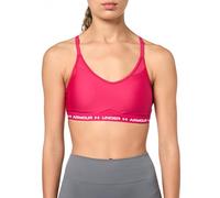 Under Armour Soutien-gorge de sport à faible impact croisé pour femme, (681) Ombré Fuchsia / / Blanc, Taille L
