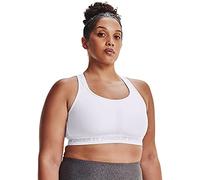 Under Armour Soutien-gorge de sport croisé – à impact moyen – Blanc/Gris Halo – 3X Femme