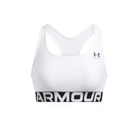Brassière Under Armour HeatGear Mid Branded blanc noir - M