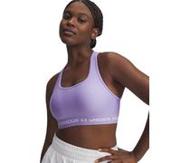 Under Armour Soutien-Gorge de Sport Crossback Mid Impact pour Femme, (538) Transparent/Blanc, Taille S