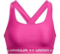 Under Armour Soutien-Gorge de Sport à Impact Moyen croisé dans Le Dos Femme, (655) Rebel Pink /, XS