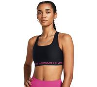 Under Armour Soutien-gorge de sport Crossback Mid Solid - Fille, bretelles croisées, course à pied
