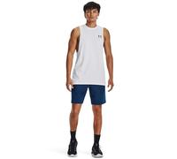 Under Armour Sportstyle Left Chest Cut-Off T-Shirt sans Manches pour Homme, (100) Blanc/Noir, XL