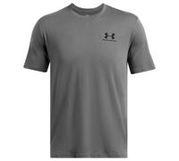 Under Armour - Sportstyle Left Chest S/S - T-shirt technique - XXL - Regular - castlerock / black