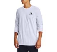 UNDER ARMOUR SPORTSTYLE LEFT CHEST T SHIRT MAGLIA A MANICA LUNGA DA UOMO white