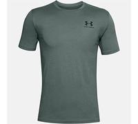 Under Armour Sportstyle Logo Côté Gauche Manches Courtes Hommes, T-Shirt Homme à Manches Courtes, T-Shirt Logo Confortable et Respirant, Blue Atlantis/Blue Calm, L, Blue Atlantis/Blue Calm, XL