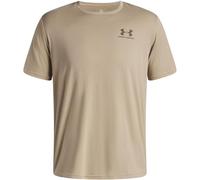 Under Armour Sportstyle Logo Côté Gauche Manches Courtes Hommes, T-Shirt Homme à Manches Courtes, T-Shirt Logo Confortable et Respirant, City Khaki/Taupe Dusk, LG